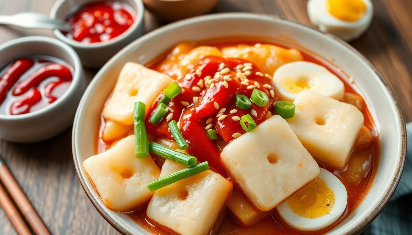 Recette authentique des tteokbokki coréens