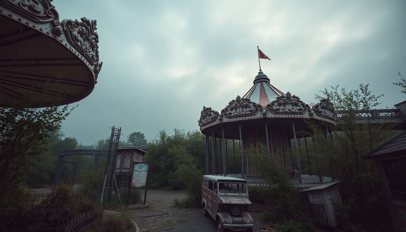Découverte de Yongma Land : parc d'attractions abandonné