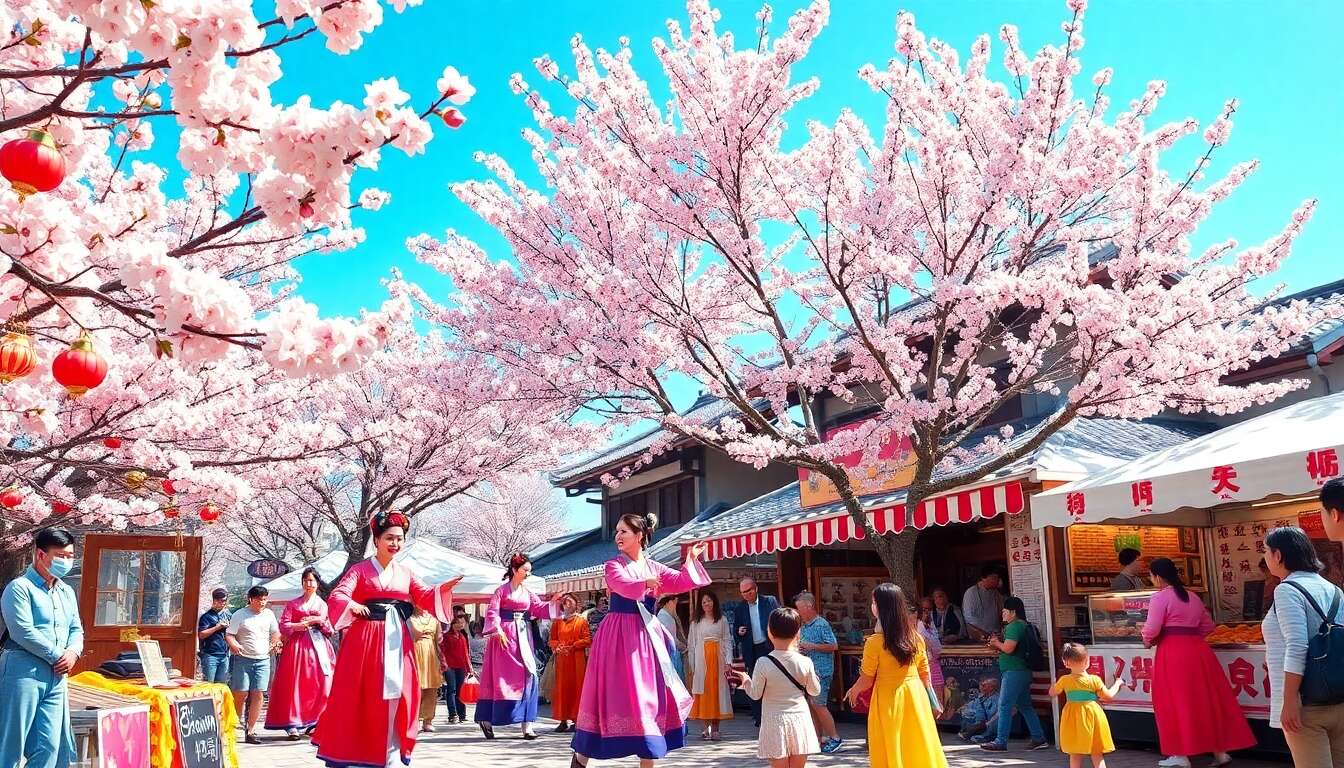 Festivals de printemps en Corée du Sud : découvrez les événements incontournables