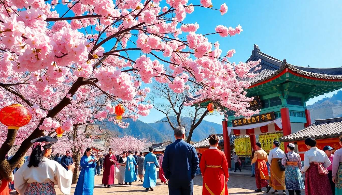Festivals de printemps en Corée du Sud