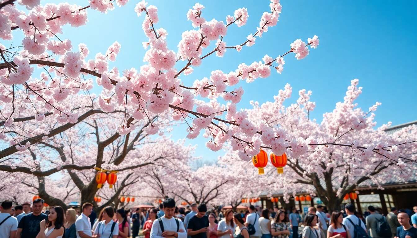 Festival des fleurs de cerisier : un événement à ne pas manquer