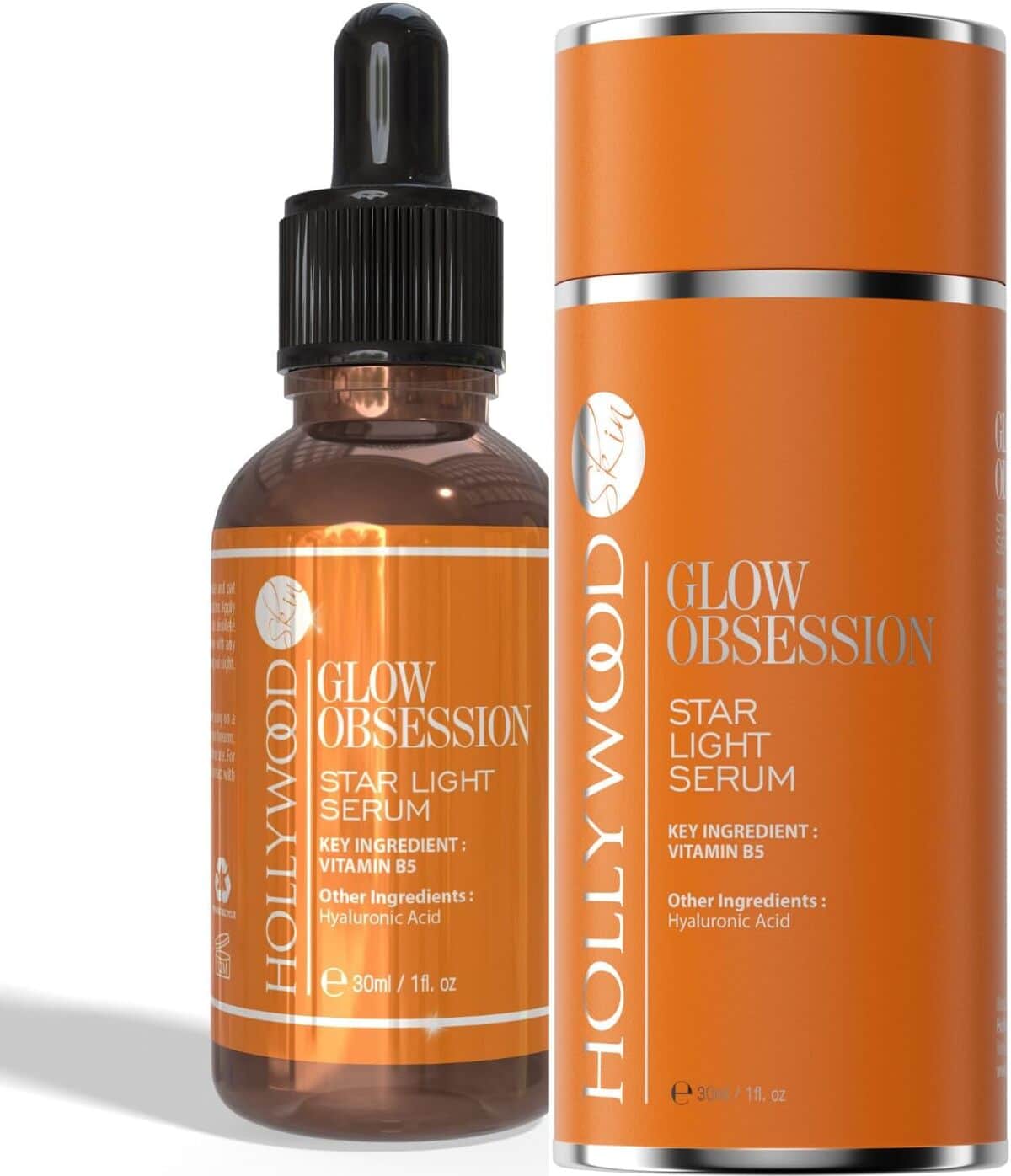 Test du sérum obsession d'éclat à la vitamine B5 et acide hyaluronique