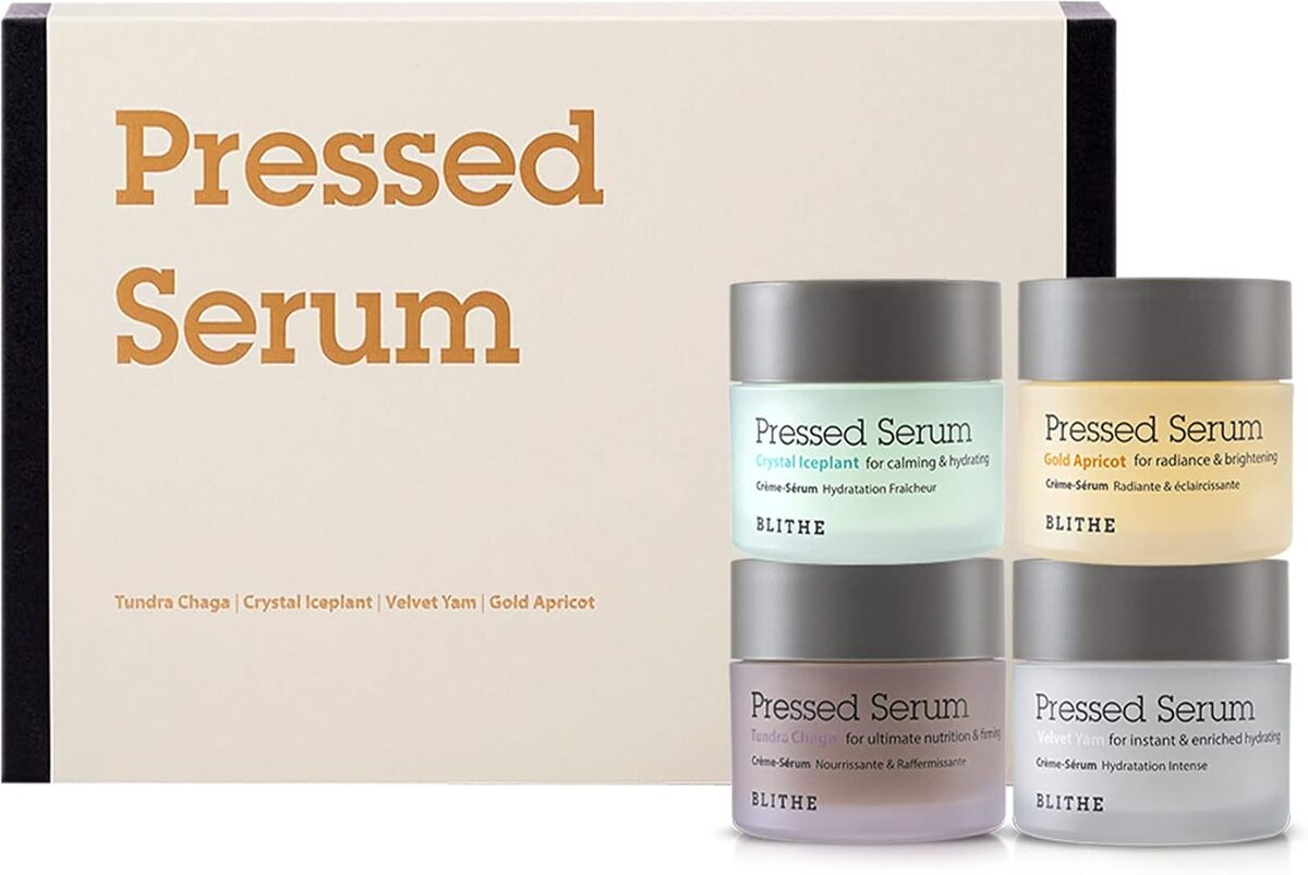 Avis sur le sérum visage Blithe Pressed : éclat et anti-âge en format voyage