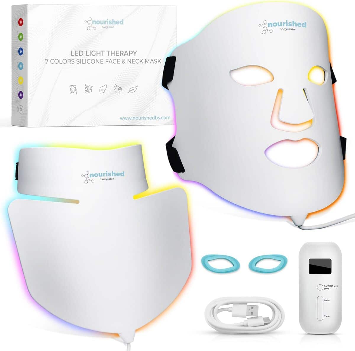 Test du masque LED Nourished Bodynskin : rajeunissement et soin anti-âge