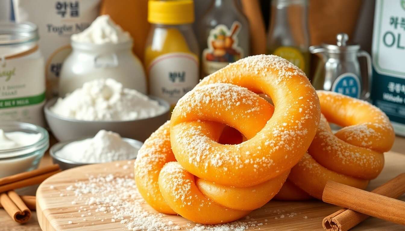 Recette Kkwabaegi : beignets coréens moelleux à faire chez soi