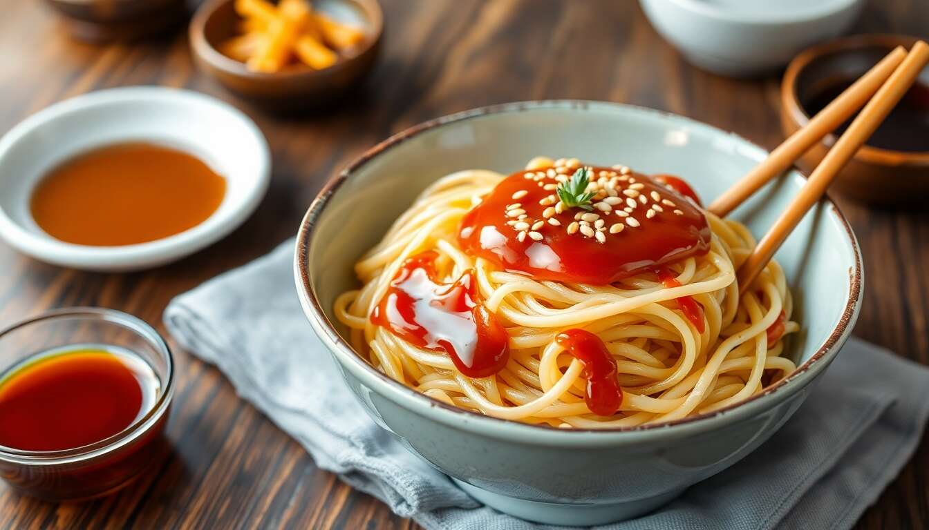 Recette authentique de Bibimmyeon maison