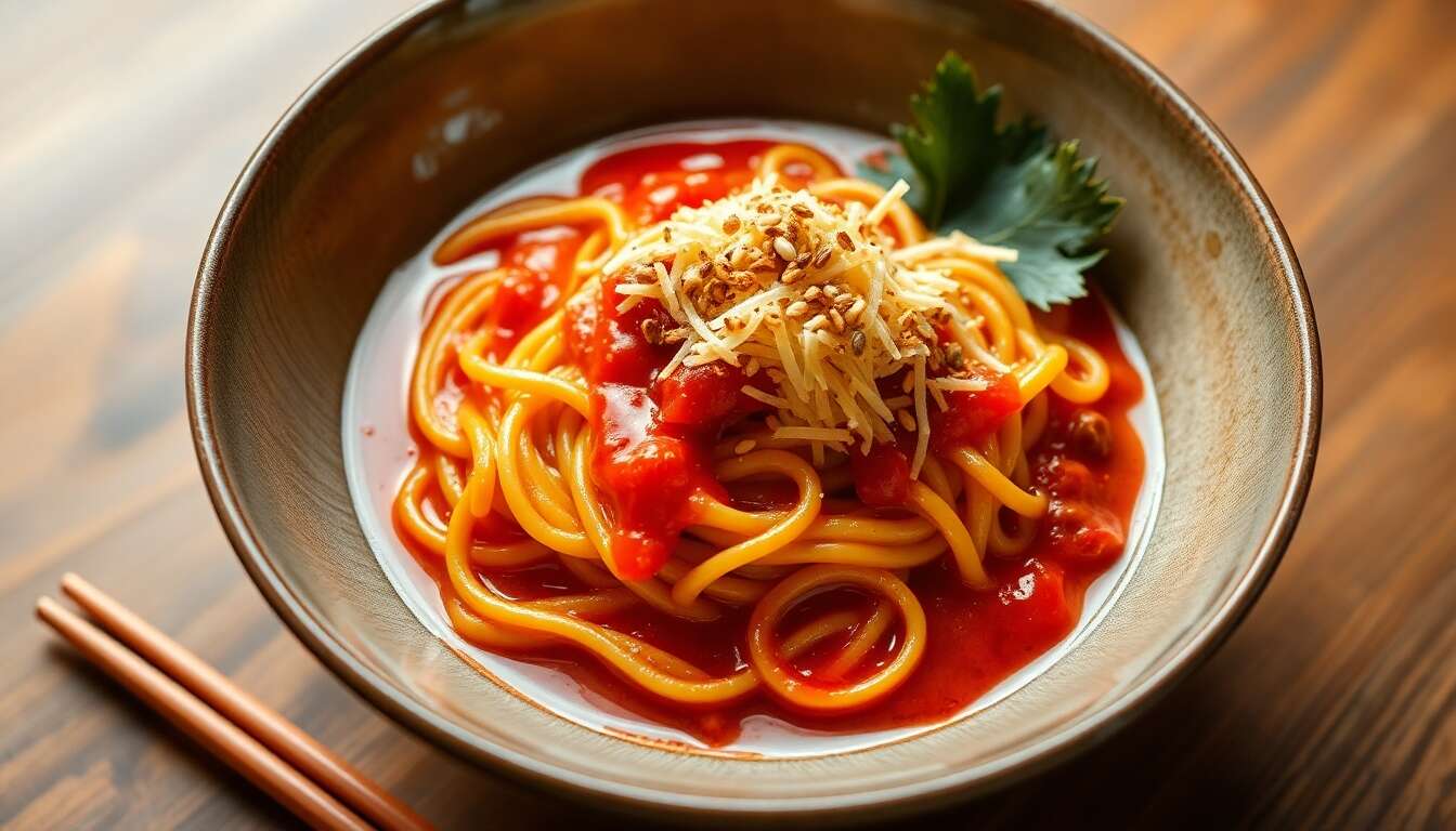 Recette Ramen Buldak à la Sauce Rose : un Plat Épicé et Savoureux