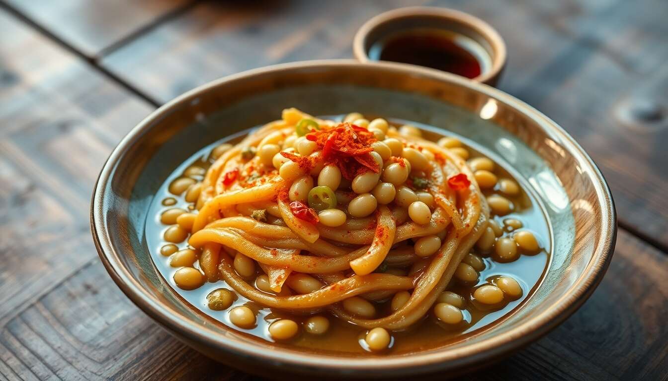 Recette de Bindaetteok : délice coréen aux haricots mungo