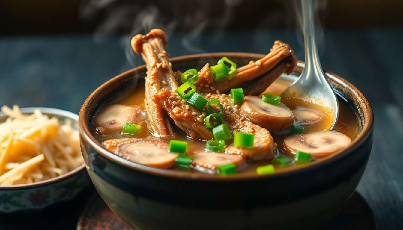 Recette Dwaeji Galbitang : soupe Coréenne aux Côtes de Porc