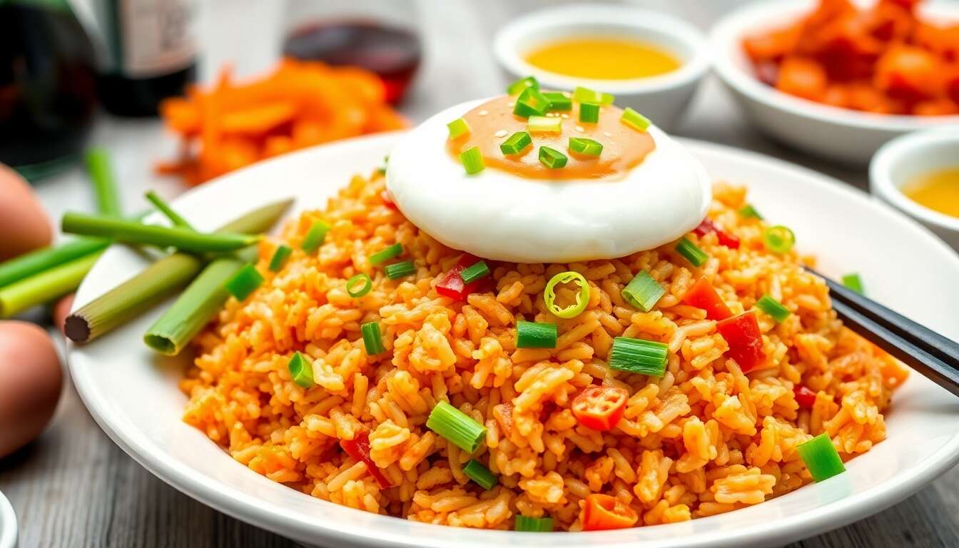 Recette de riz frit au Kimchi : un plat savoureux et épicé