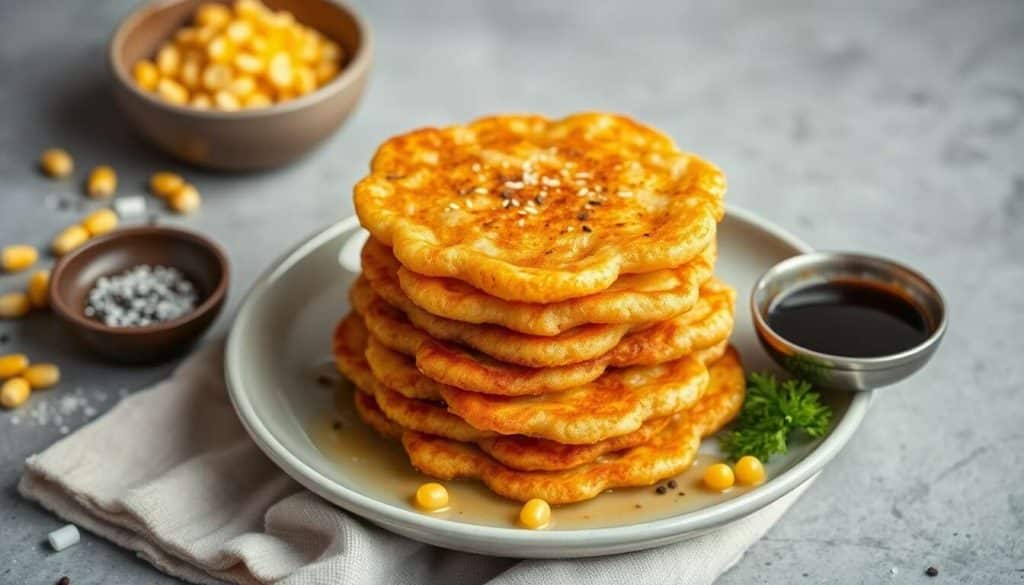 Recette de l'Oksusu Jeon : galettes coréennes au maïs
