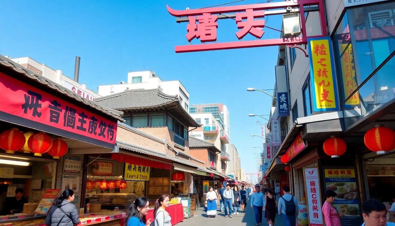 D&eacute;couverte des d&eacute;lices chinois au c&oelig;ur de la rue cor&eacute;enne