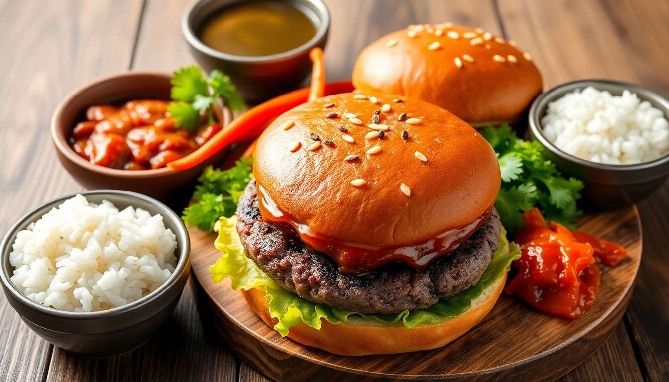 Astuce repas : le hamburger façon BBQ coréen !