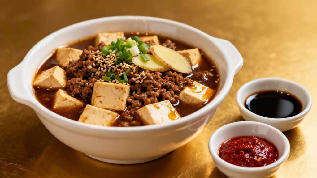 Tofu mijoté à la viande : recette coréenne traditionnelle