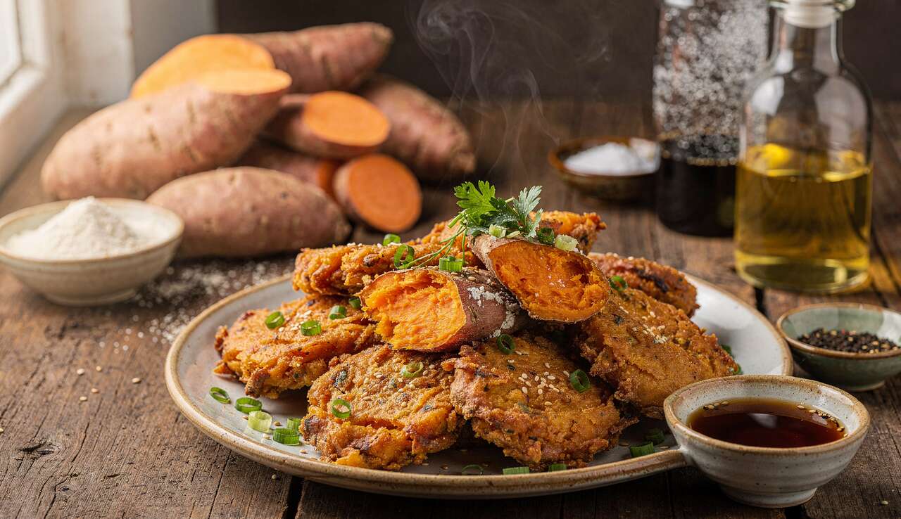 Friture de patate douce : recette coréenne de Yatchae Tuigim