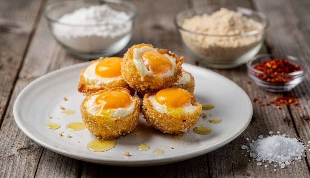 Recette d'apéritif : oeufs de caille frits croustillants