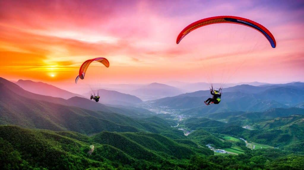 Activités à sensations fortes en Corée du Sud