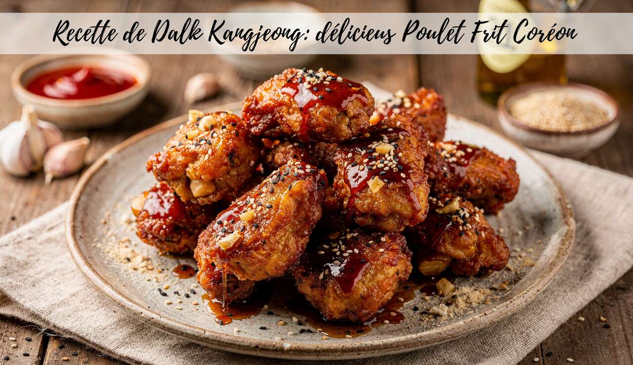 Recette de Dalk Kangjeong : délicieux Poulet Frit Coréen