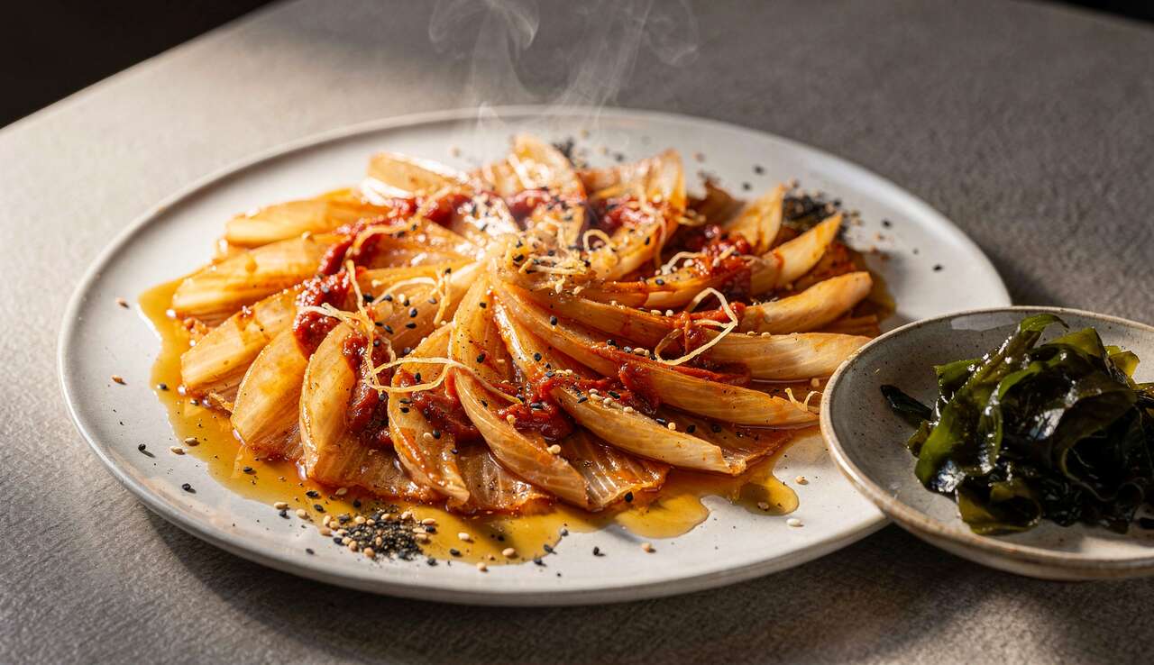 Recette coréenne : le Mu Ssam (무쌈)