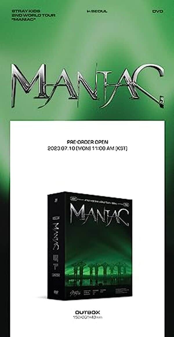 Découvrez un avis détaillé sur le DVD Stray Kids 2nd World Tour 'MANIAC' avec ses 3 disques et accessoires, et plongez dans l'univers captivant des performances live inoubliables.