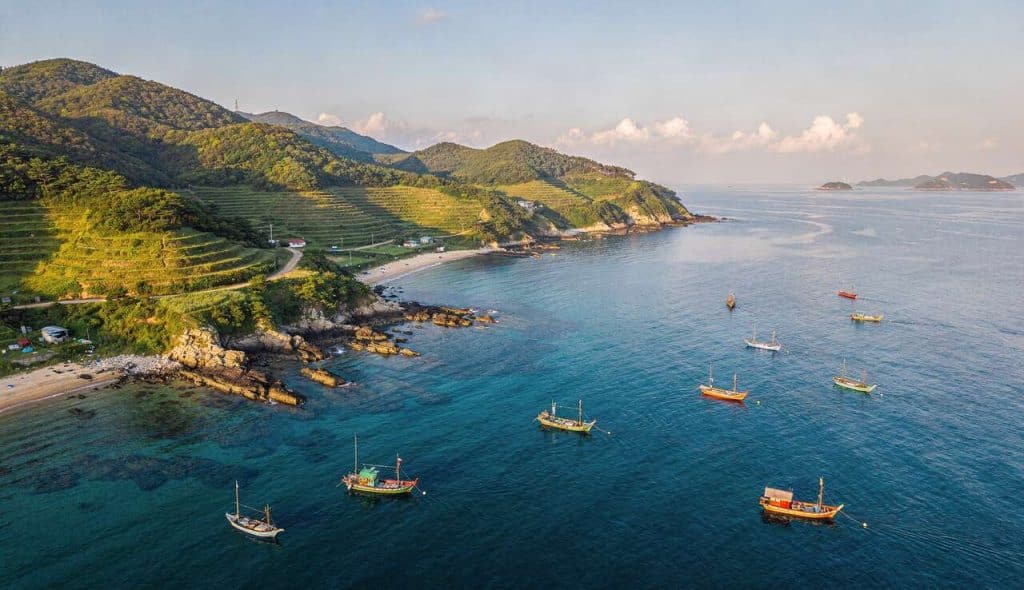 6 raisons de visiter l'île de Namhae, corée du Sud