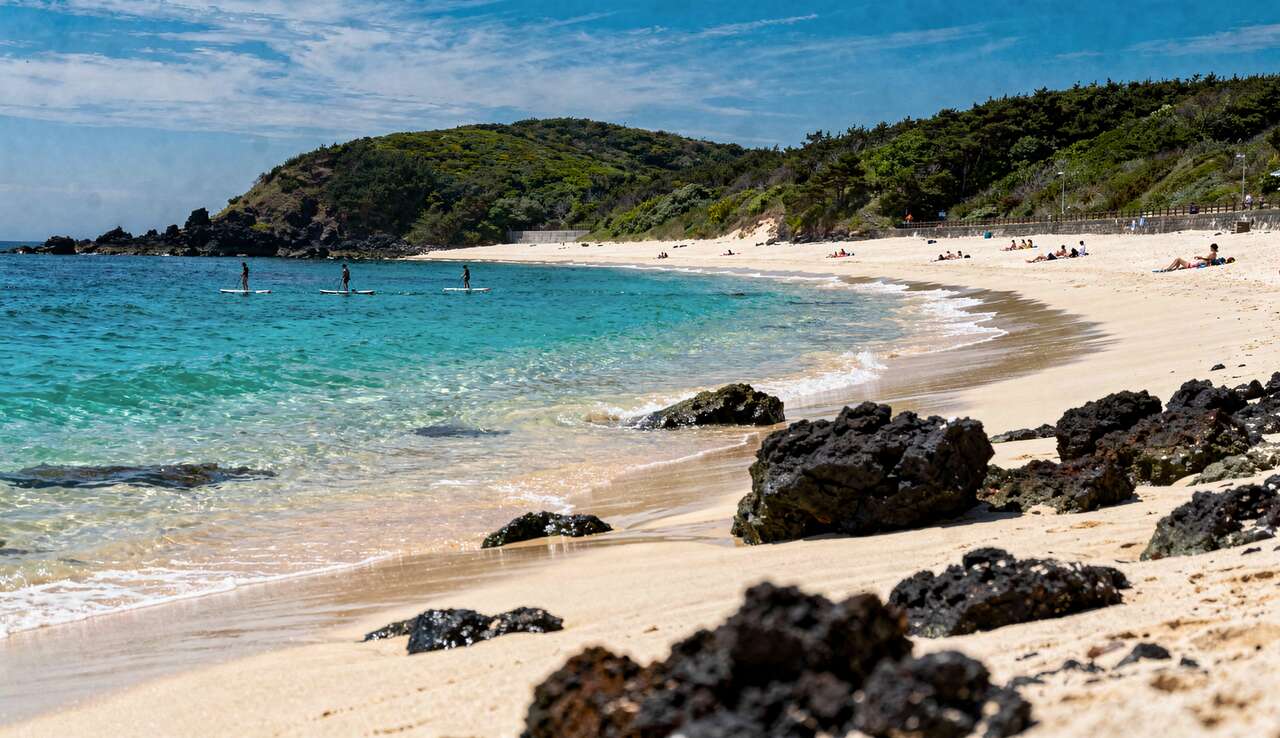 Plage Woljeongri à Jeju : découverte et Activités