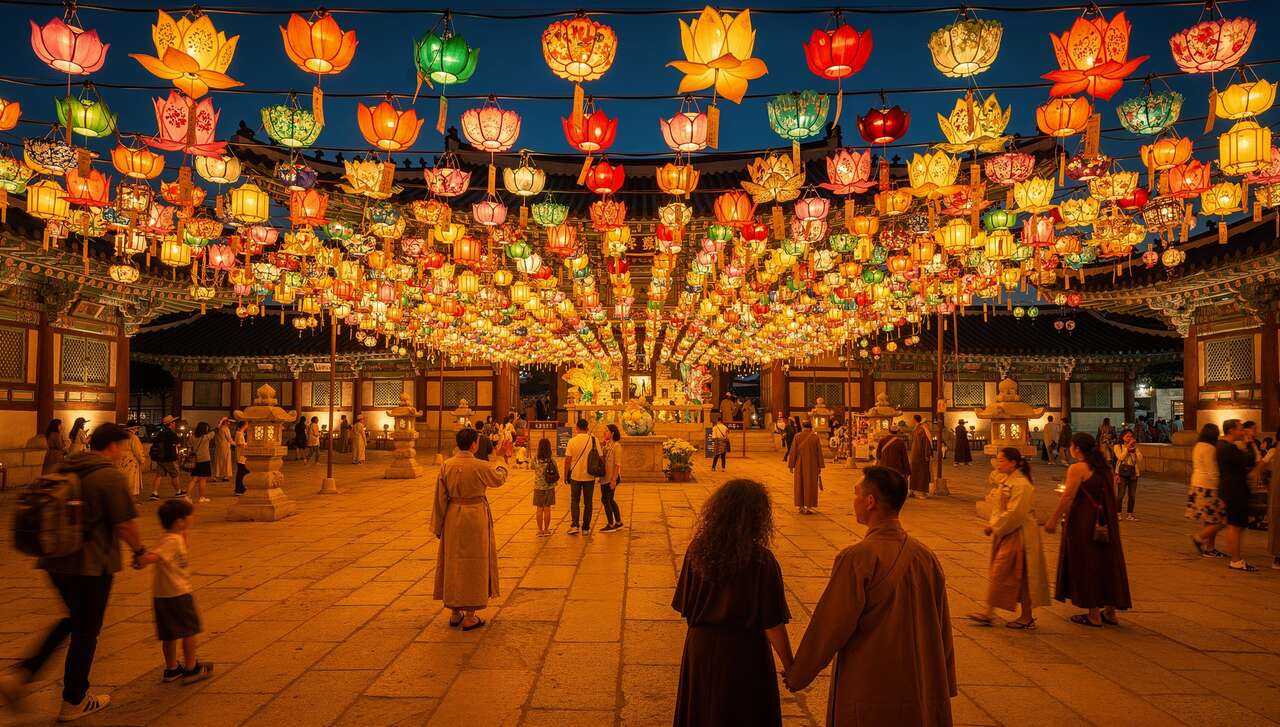 Festival des lanternes de lotus yeon deung hoe : &eacute;clat spirituel et culturel