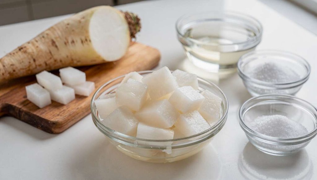 Délicieux pickles de radis blancs coréens : recette et astuces de dégustation