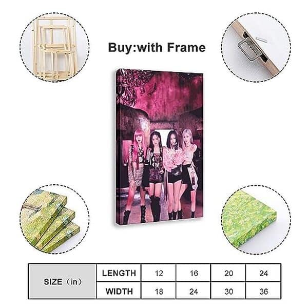 Découvrez notre avis sur le poster K-pop Blackpink 60 x 90 cm, une décoration murale originale pour les fans du célèbre groupe musical.