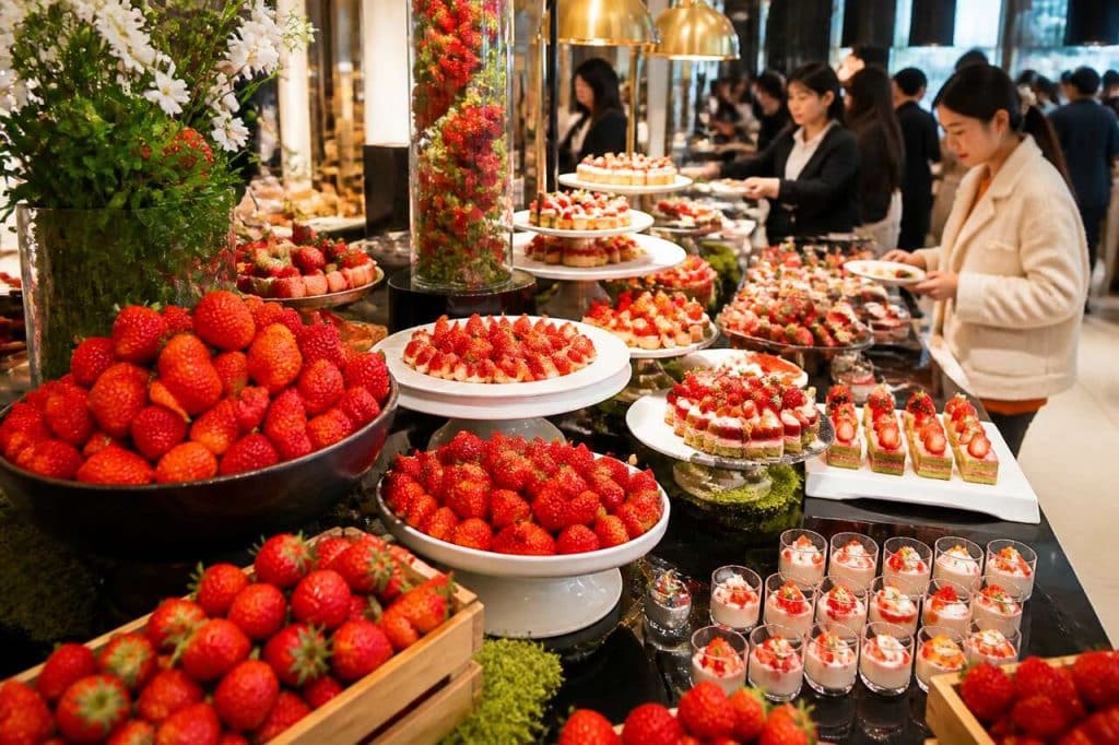 Buffets aux fraises à Séoul : guide des Gourmets