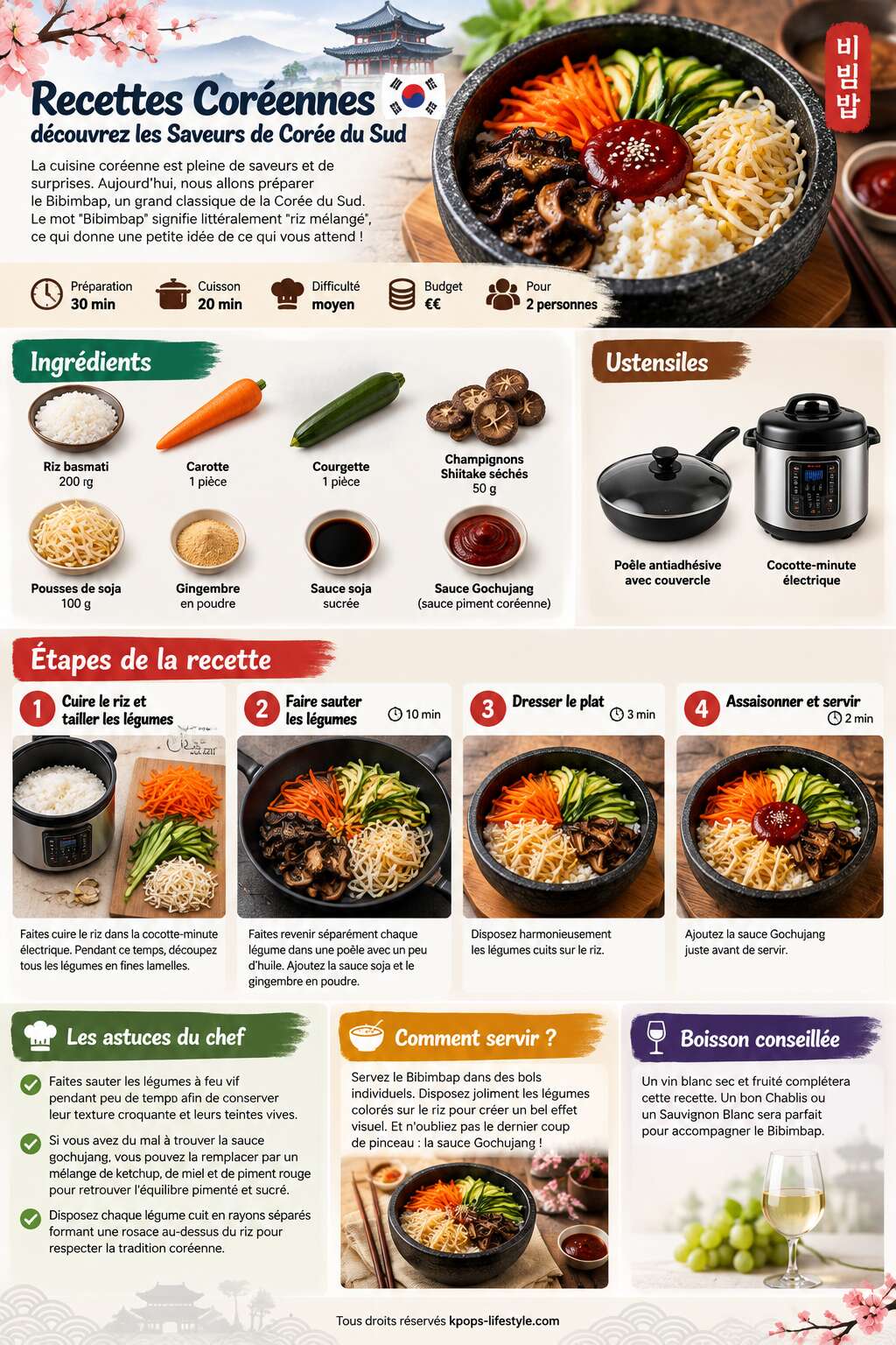Fiche recette Recettes Cor&eacute;ennes : d&eacute;couvrez les Saveurs de Cor&eacute;e du Sud